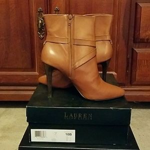 Ralph Lauren Leather Booties